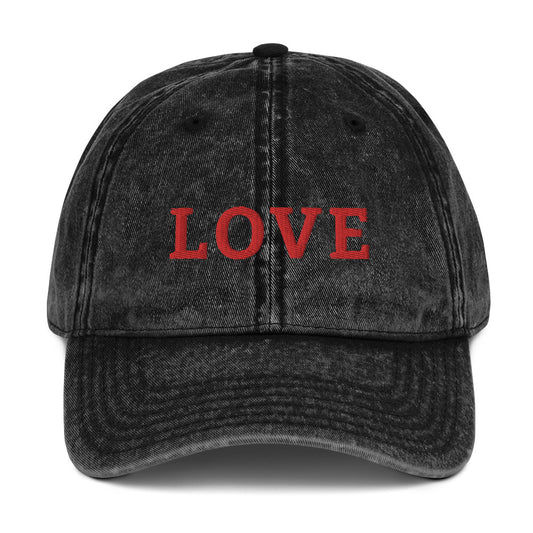 LOVE BY XCLUSIF POETIX Vintage Cotton Twill Cap