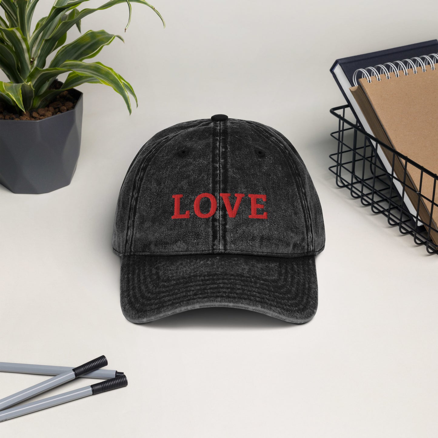 LOVE BY XCLUSIF POETIX Vintage Cotton Twill Cap