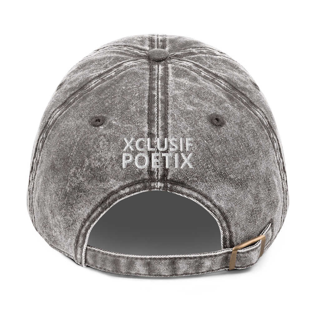 LOVE BY XCLUSIF POETIX Vintage Cotton Twill Cap