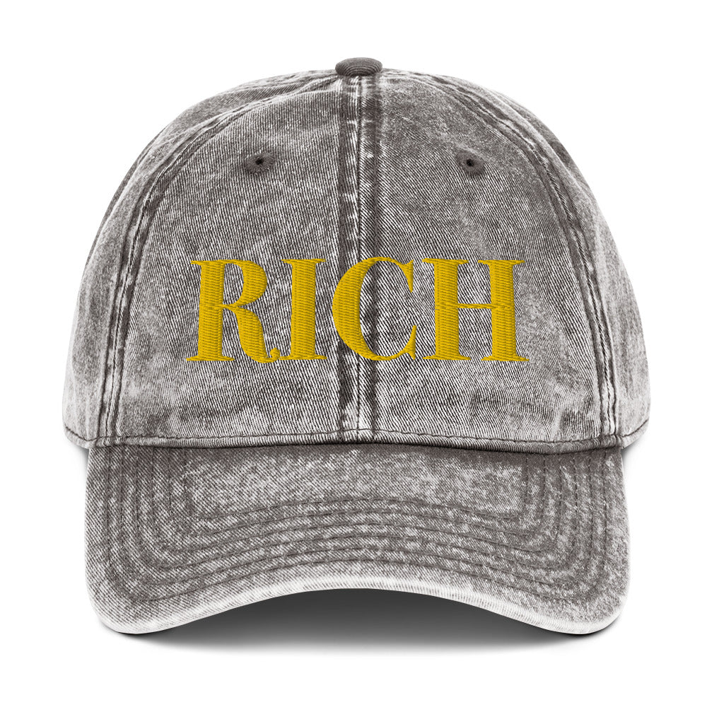 RICH BY XCLUSIF POETIX Vintage Cotton Twill Cap