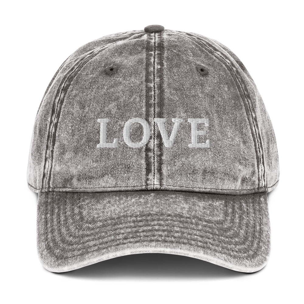 LOVE BY XCLUSIF POETIX Vintage Cotton Twill Cap