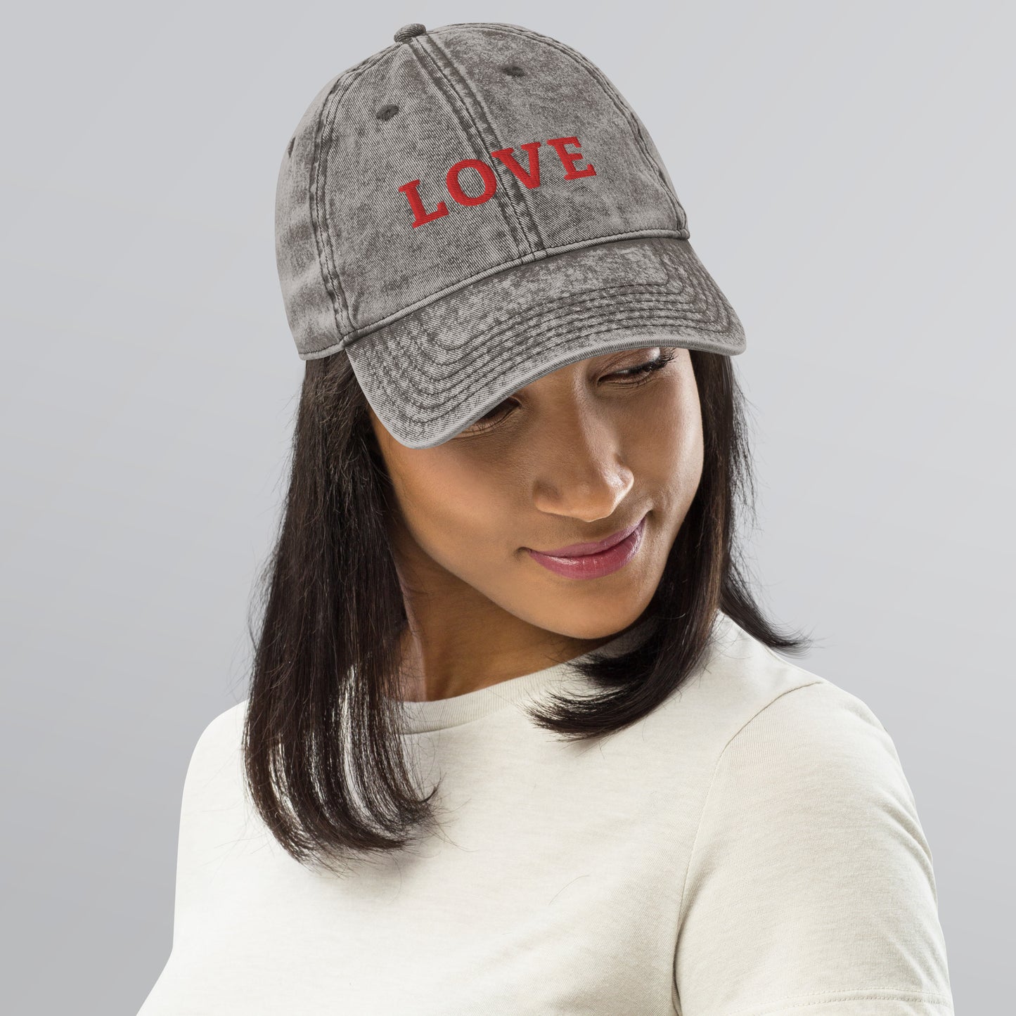 LOVE BY XCLUSIF POETIX Vintage Cotton Twill Cap