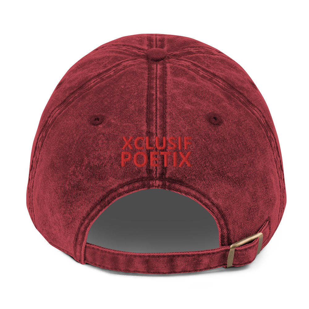 LOVE BY XCLUSIF POETIX Vintage Cotton Twill Cap