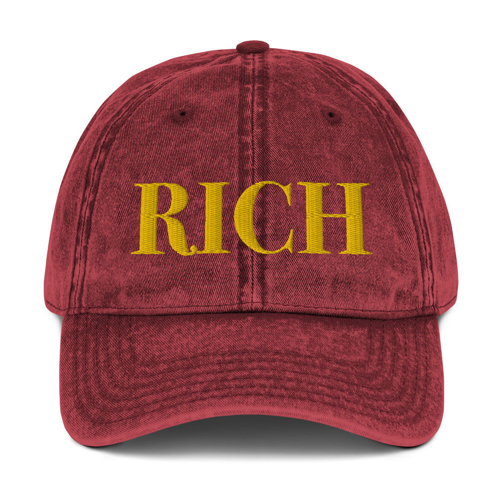 RICH BY XCLUSIF POETIX Vintage Cotton Twill Cap