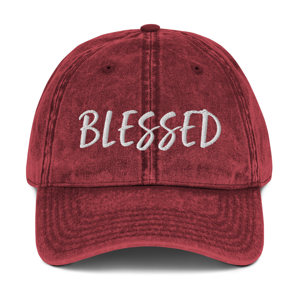 BLESSED BY XCLUSIF POETIX Vintage Cotton Twill Cap