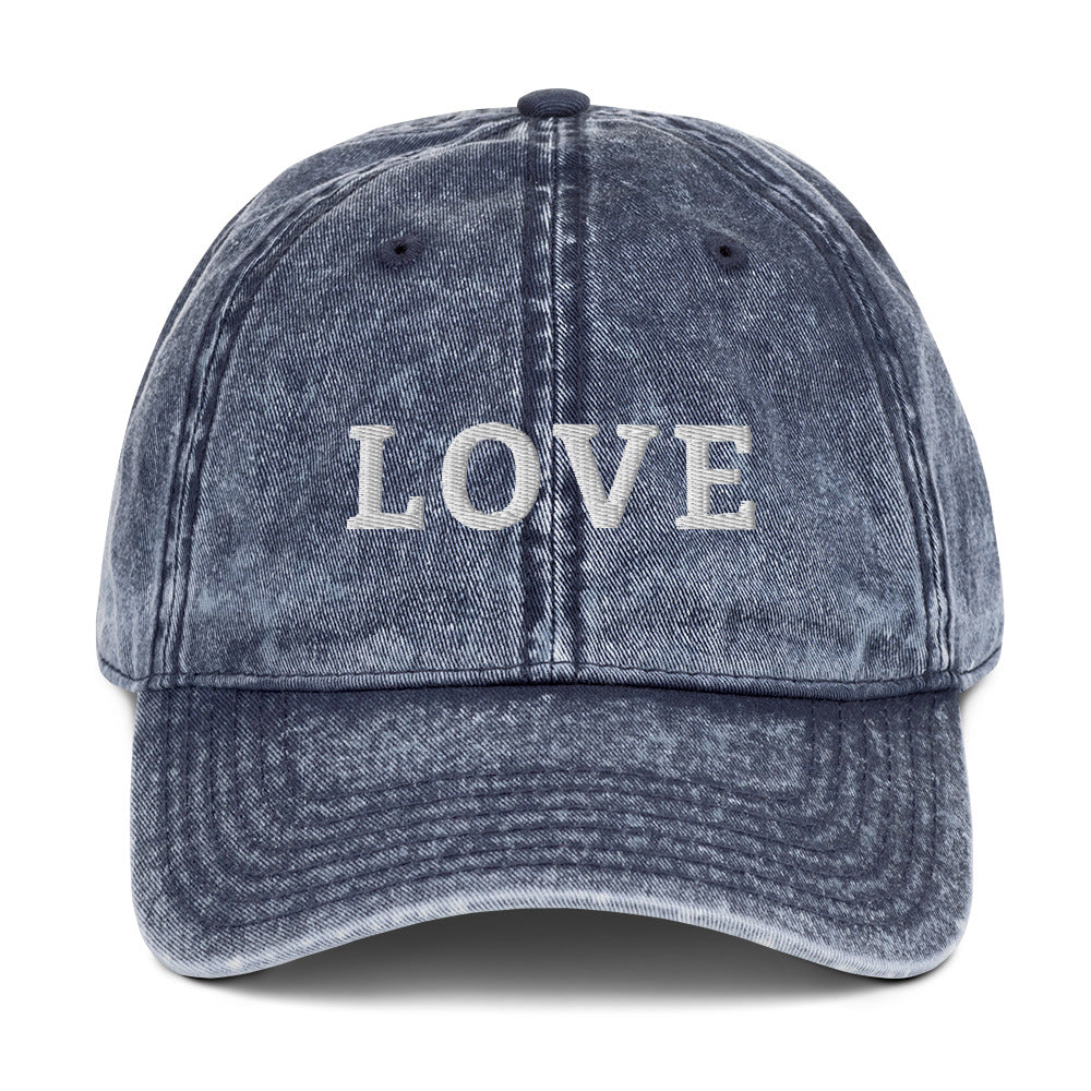 LOVE BY XCLUSIF POETIX Vintage Cotton Twill Cap