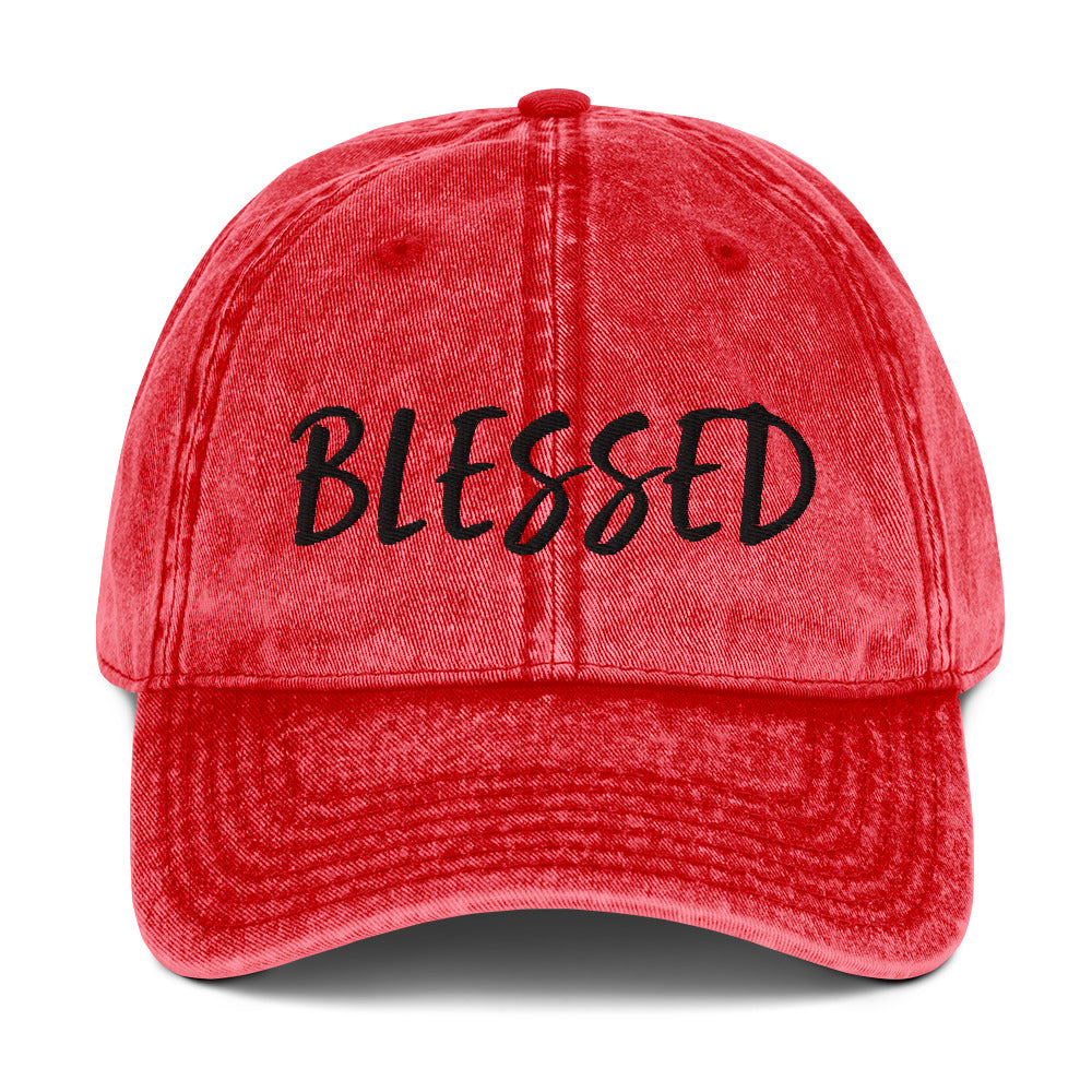 BLESSED BY XCLUSIF POETIX Vintage Cotton Twill Cap