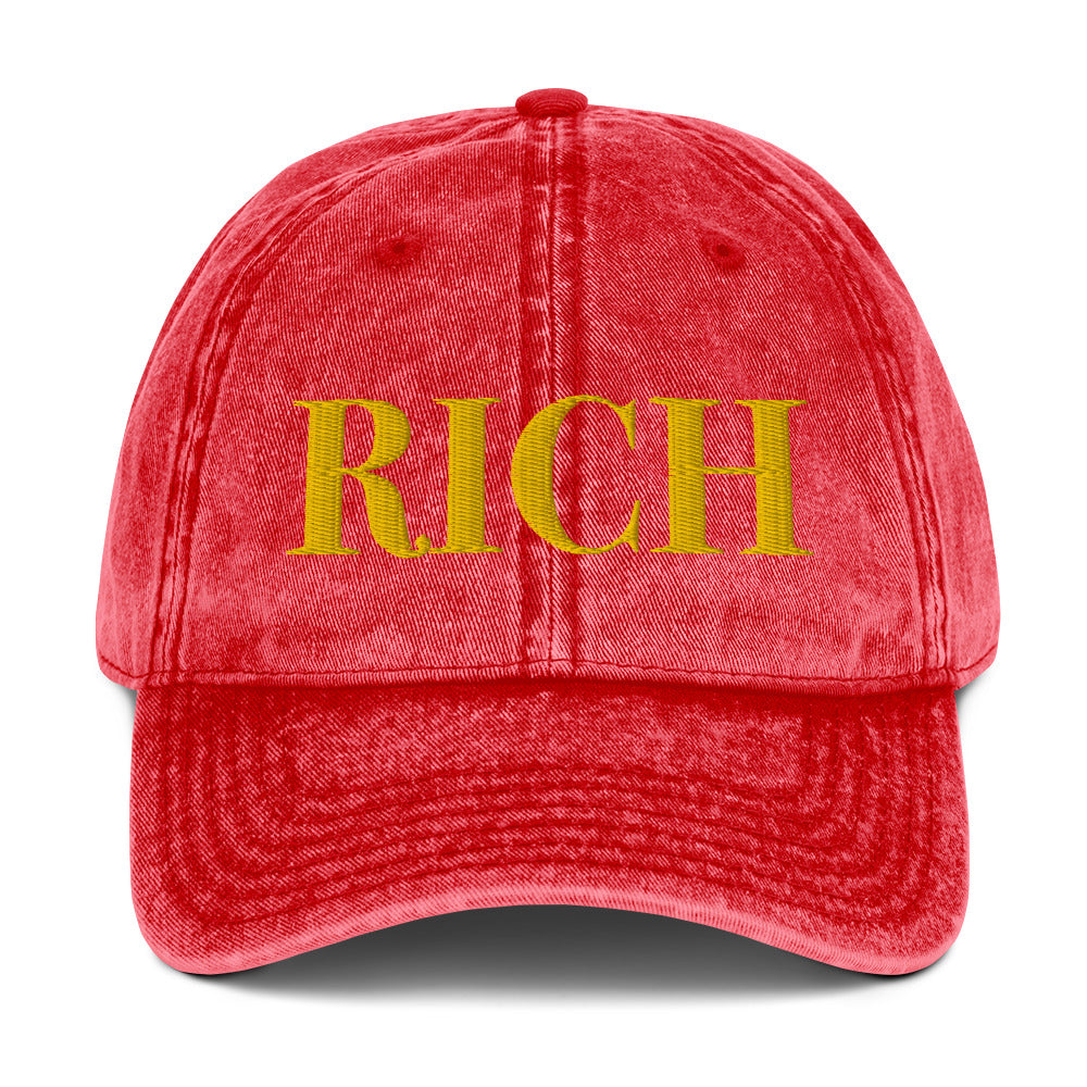 RICH BY XCLUSIF POETIX Vintage Cotton Twill Cap