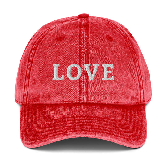 LOVE BY XCLUSIF POETIX Vintage Cotton Twill Cap