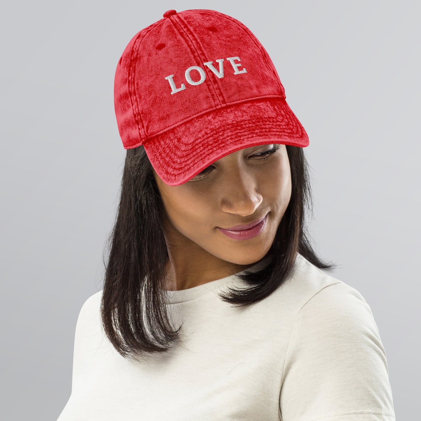 LOVE BY XCLUSIF POETIX Vintage Cotton Twill Cap