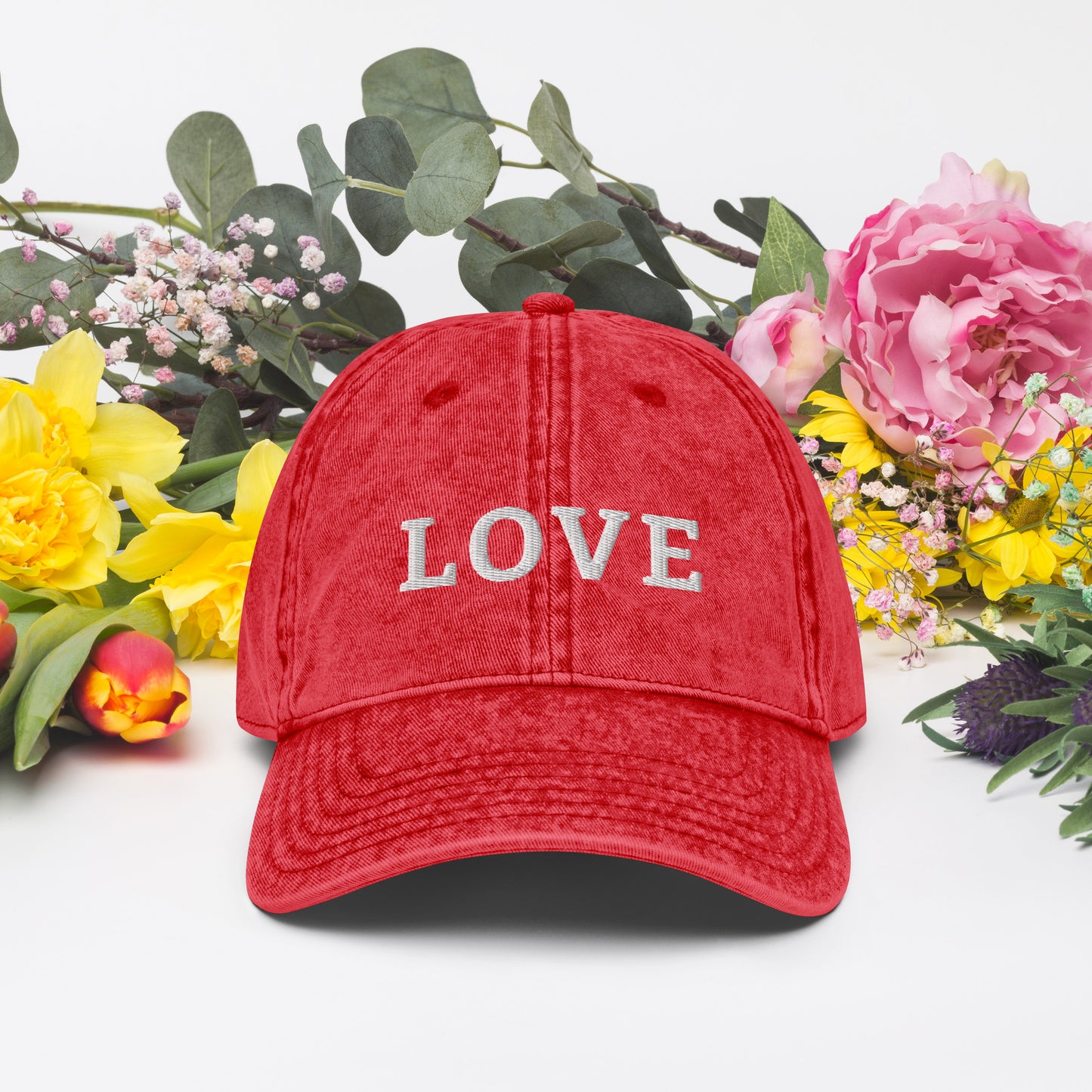 LOVE BY XCLUSIF POETIX Vintage Cotton Twill Cap