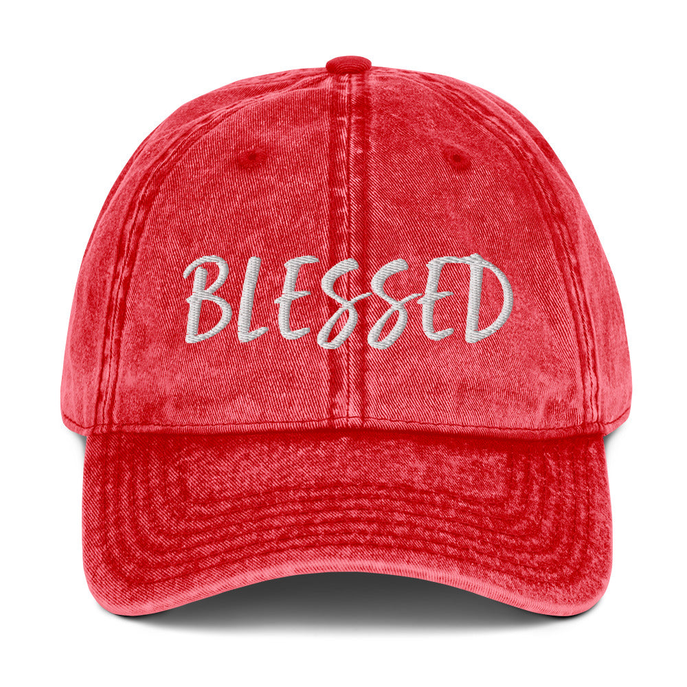 BLESSED BY XCLUSIF POETIX Vintage Cotton Twill Cap