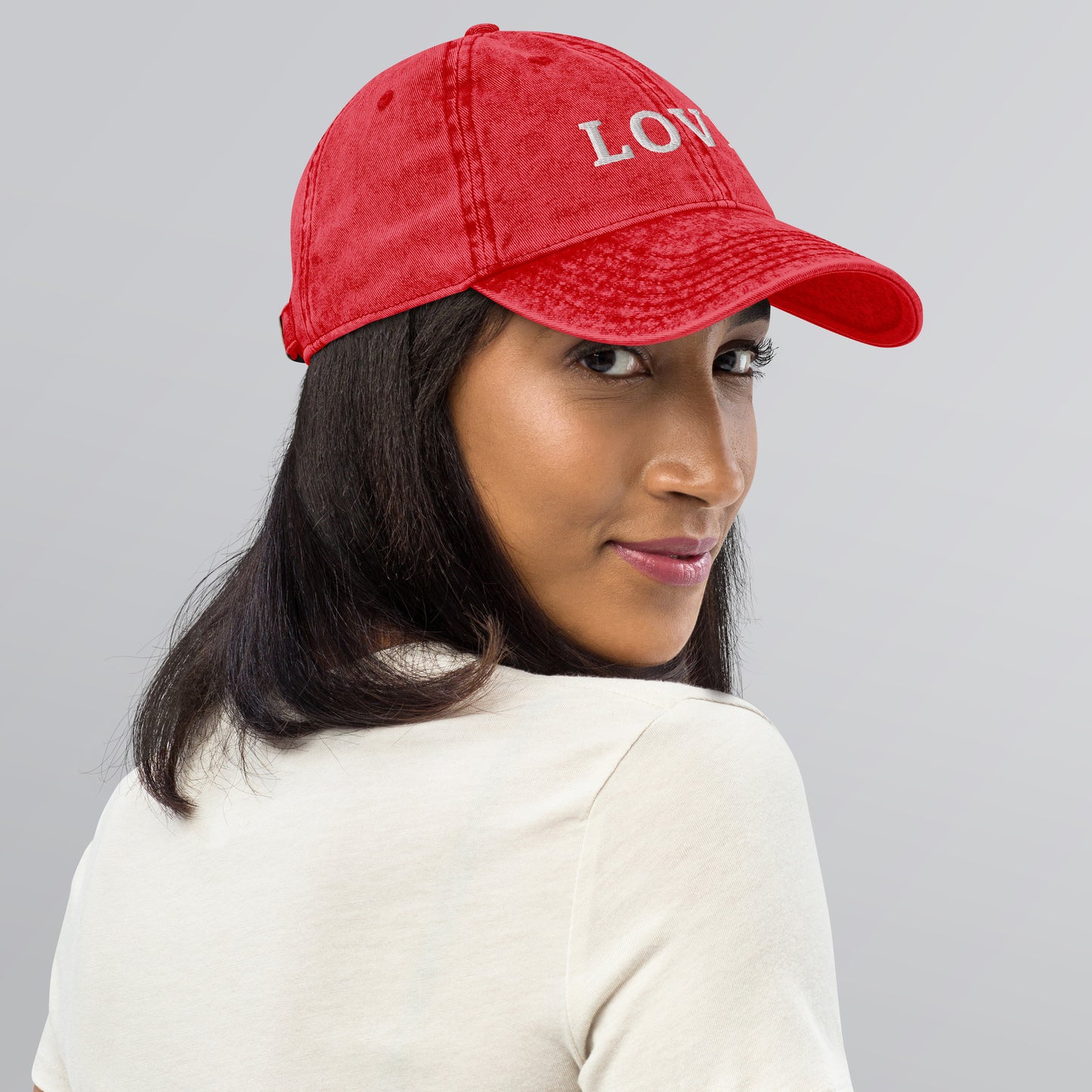 LOVE BY XCLUSIF POETIX Vintage Cotton Twill Cap