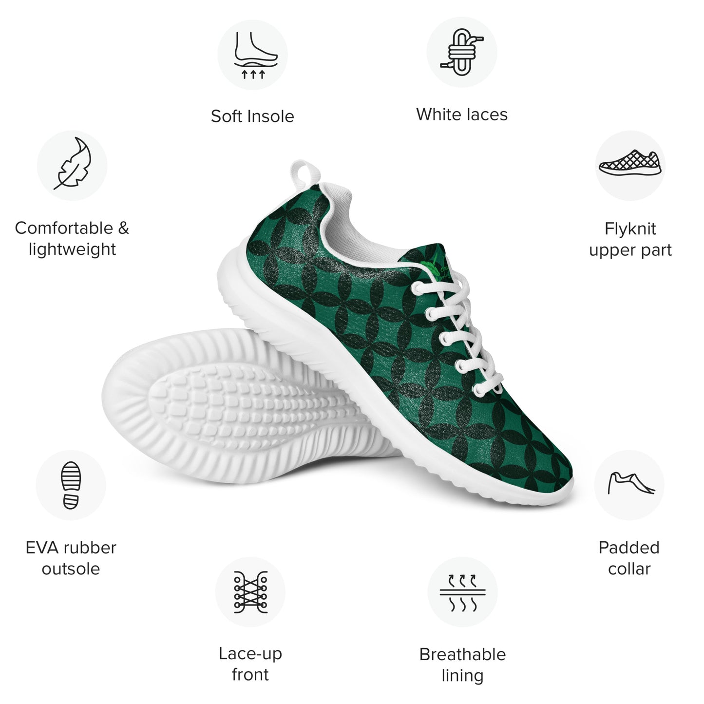 XCLUSIF POETIX LUXURY GREEN Women’s athletic shoes