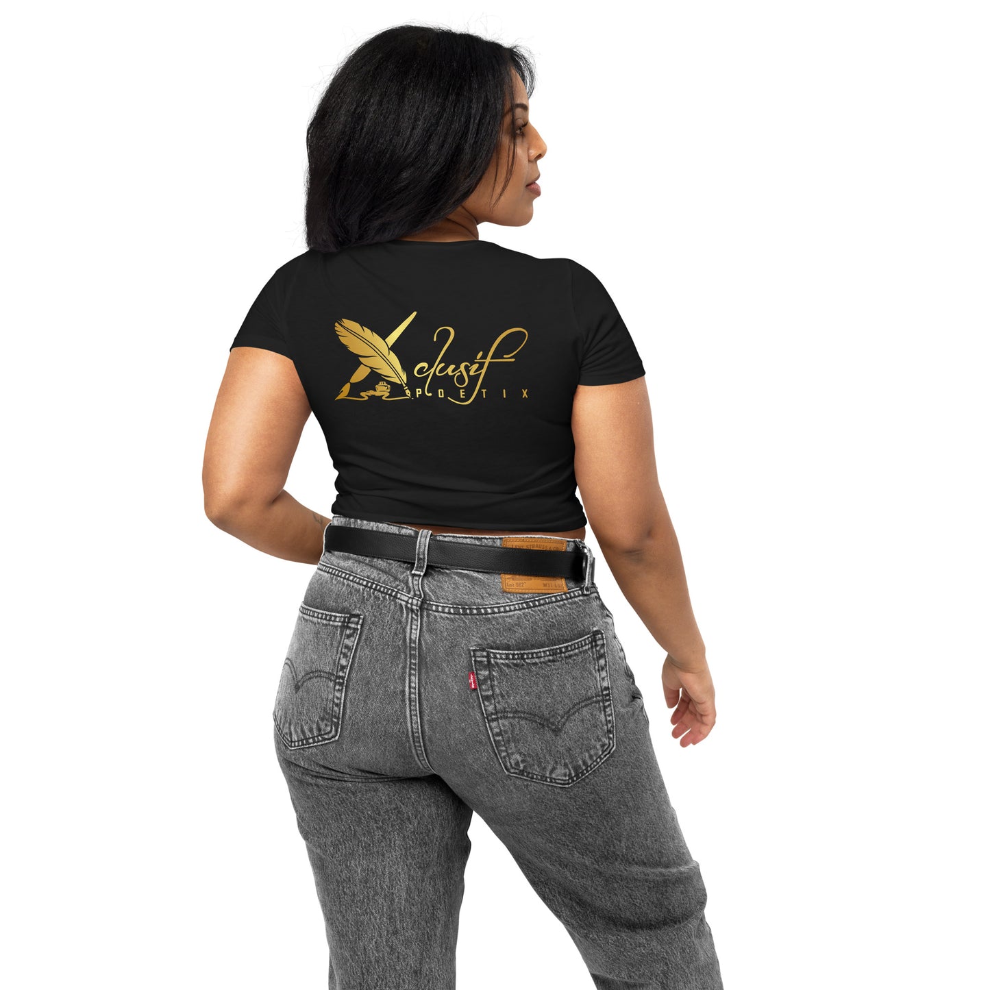 RICH BY XCLUSIF POETIX Women’s Crop Tee