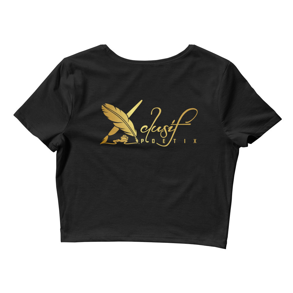 RICH BY XCLUSIF POETIX Women’s Crop Tee