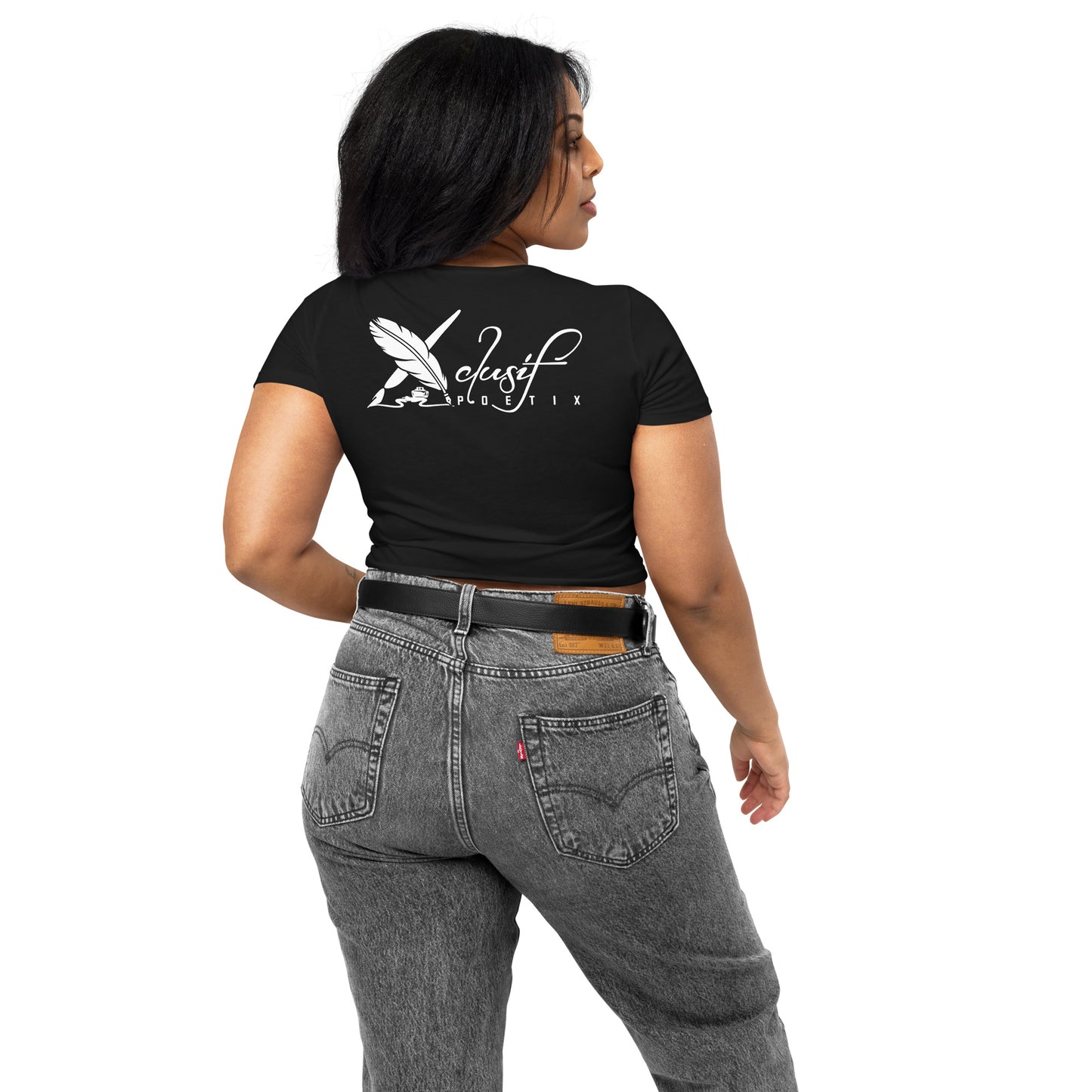 SUPERWOMAN BY XCLUSIF POETIX Women’s Crop Tee