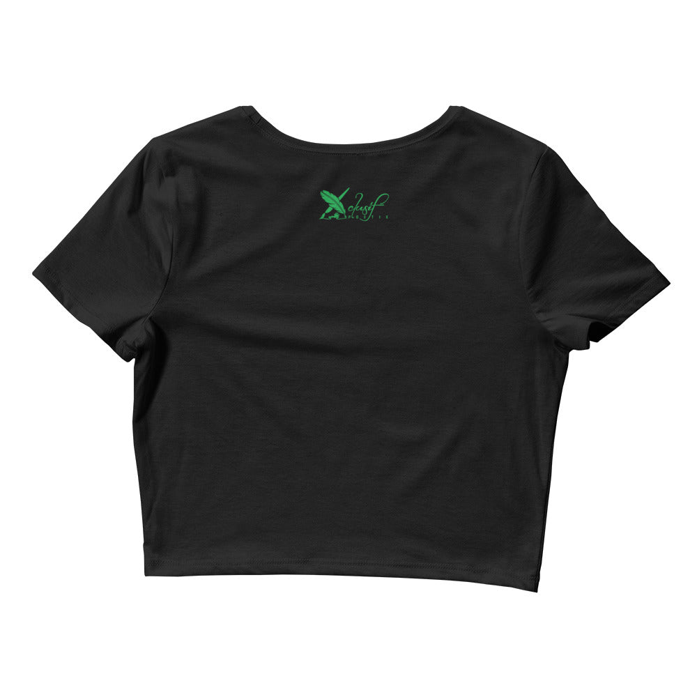 ROYALTY BY XCLUSIF POETIX Embroidery Women’s Crop Tee