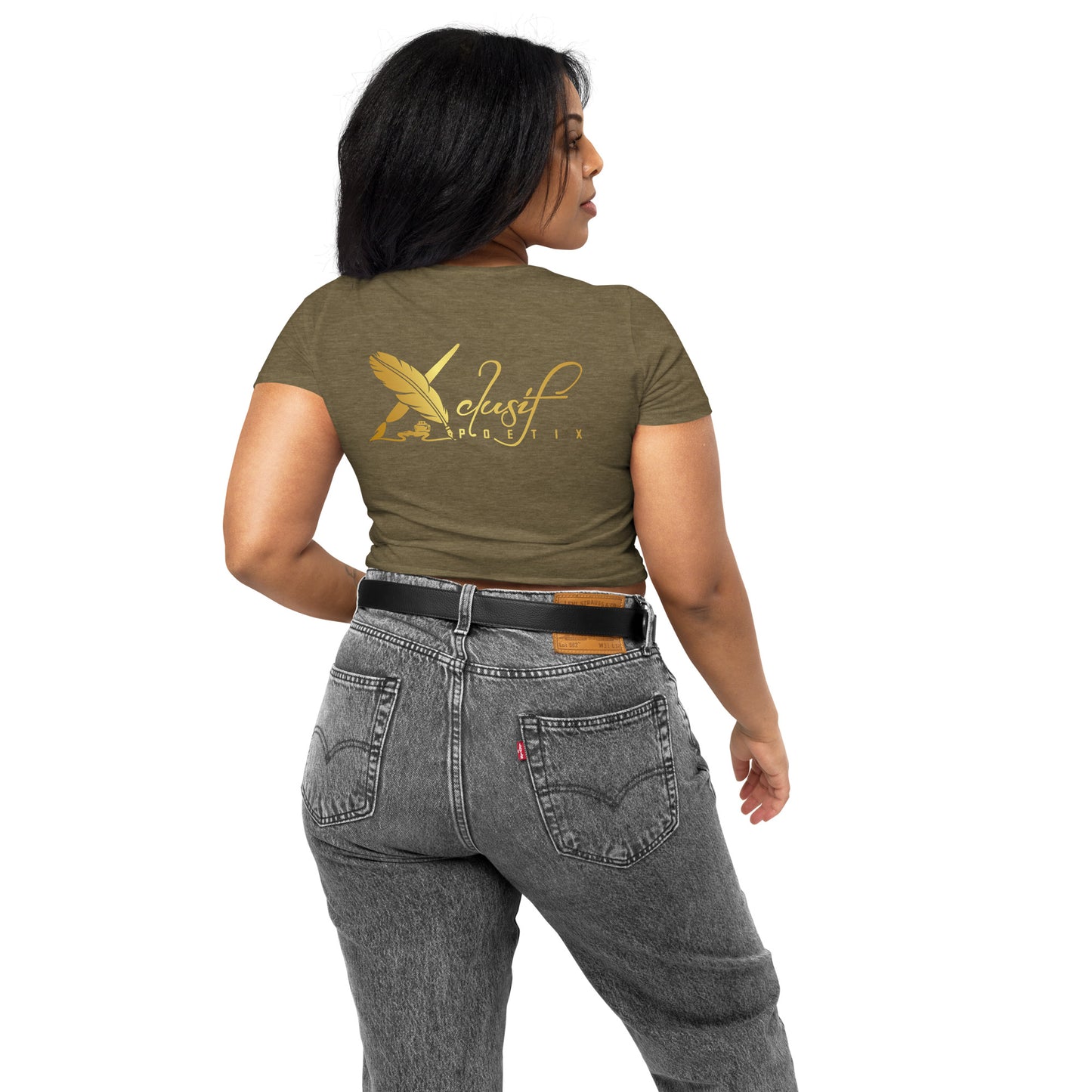 RICH BY XCLUSIF POETIX Women’s Crop Tee