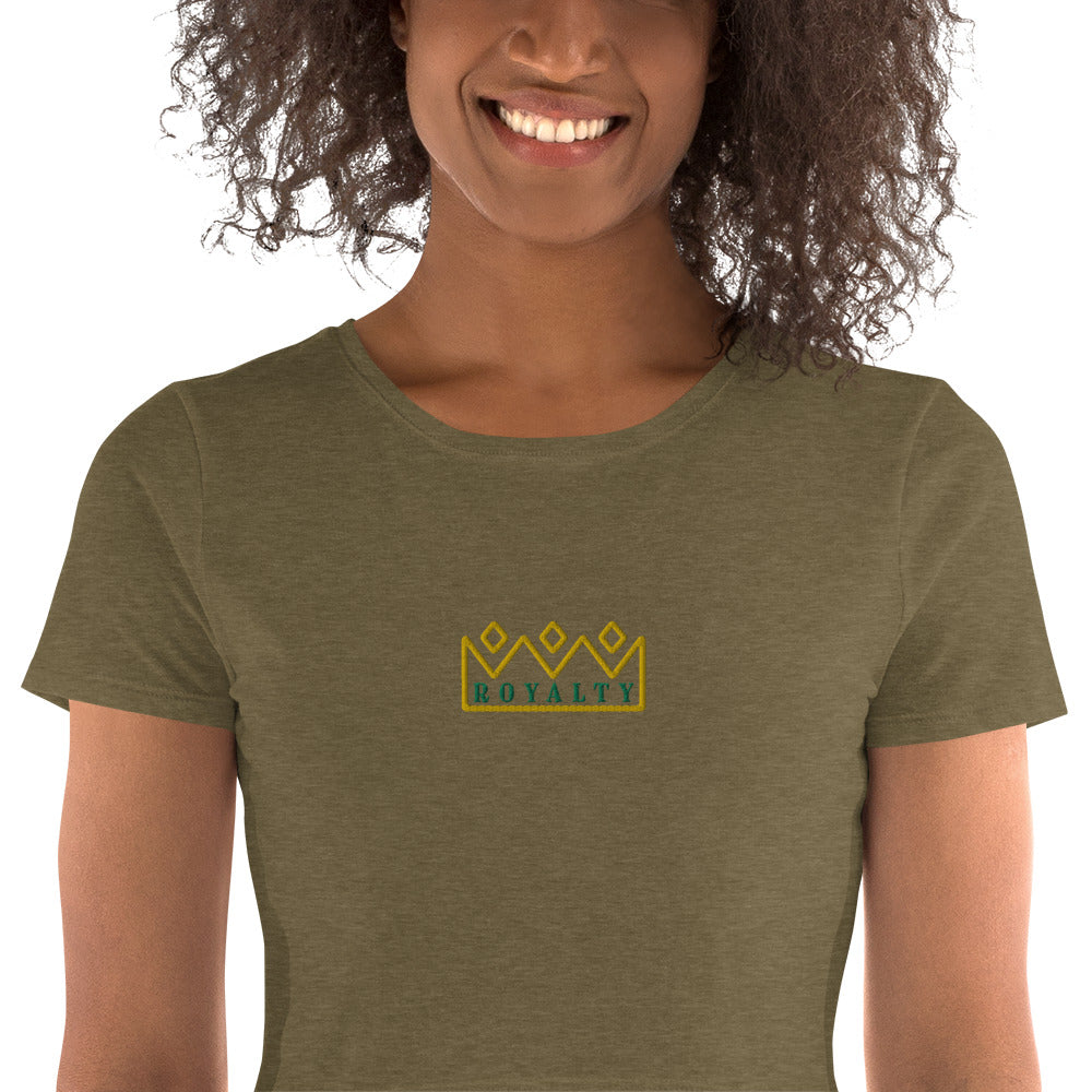 ROYALTY BY XCLUSIF POETIX Embroidery Women’s Crop Tee