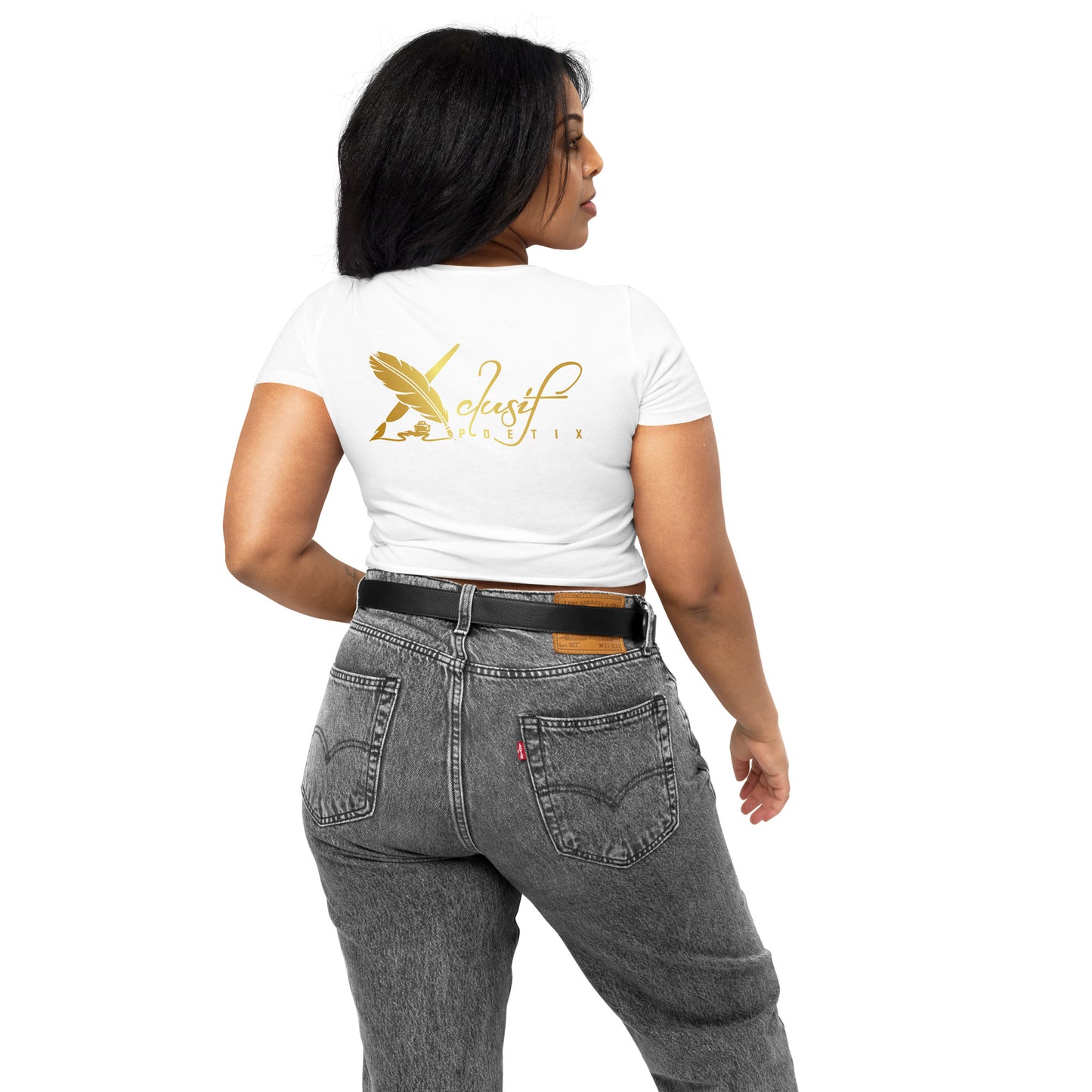 RICH BY XCLUSIF POETIX Women’s Crop Tee