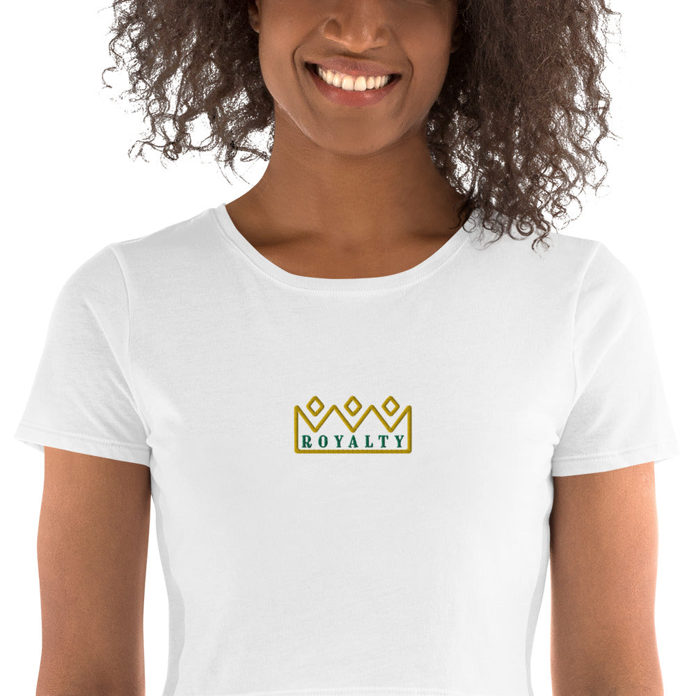 ROYALTY BY XCLUSIF POETIX Embroidery Women’s Crop Tee