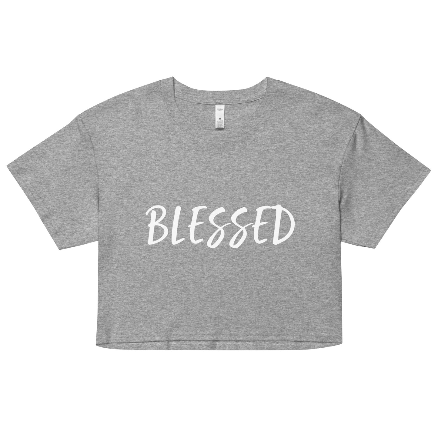 BLESSED BY XCLUSIF POETIX Women’s crop top