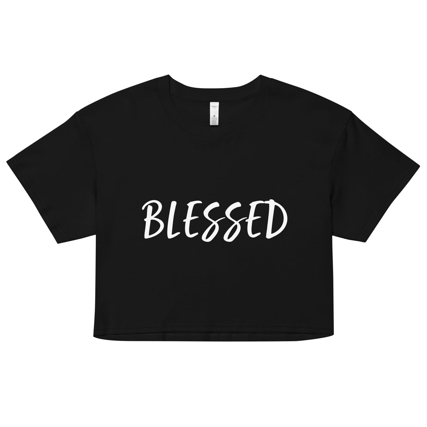 BLESSED BY XCLUSIF POETIX Women’s crop top