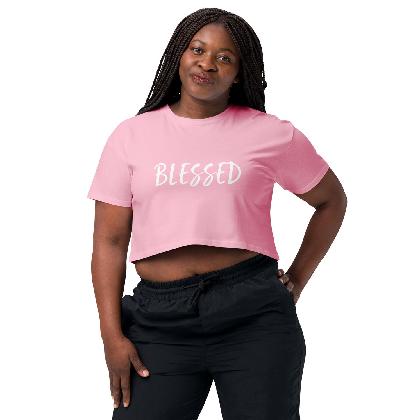 BLESSED BY XCLUSIF POETIX Women’s crop top