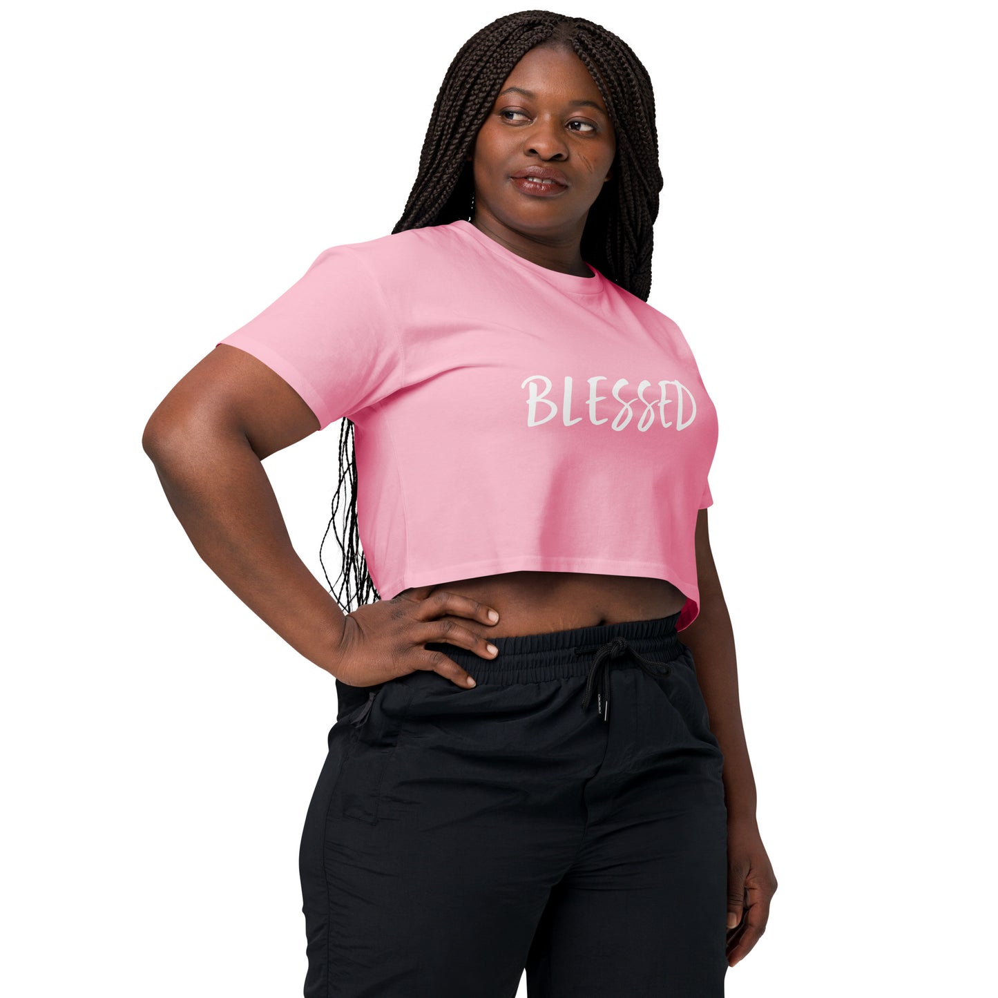 BLESSED BY XCLUSIF POETIX Women’s crop top