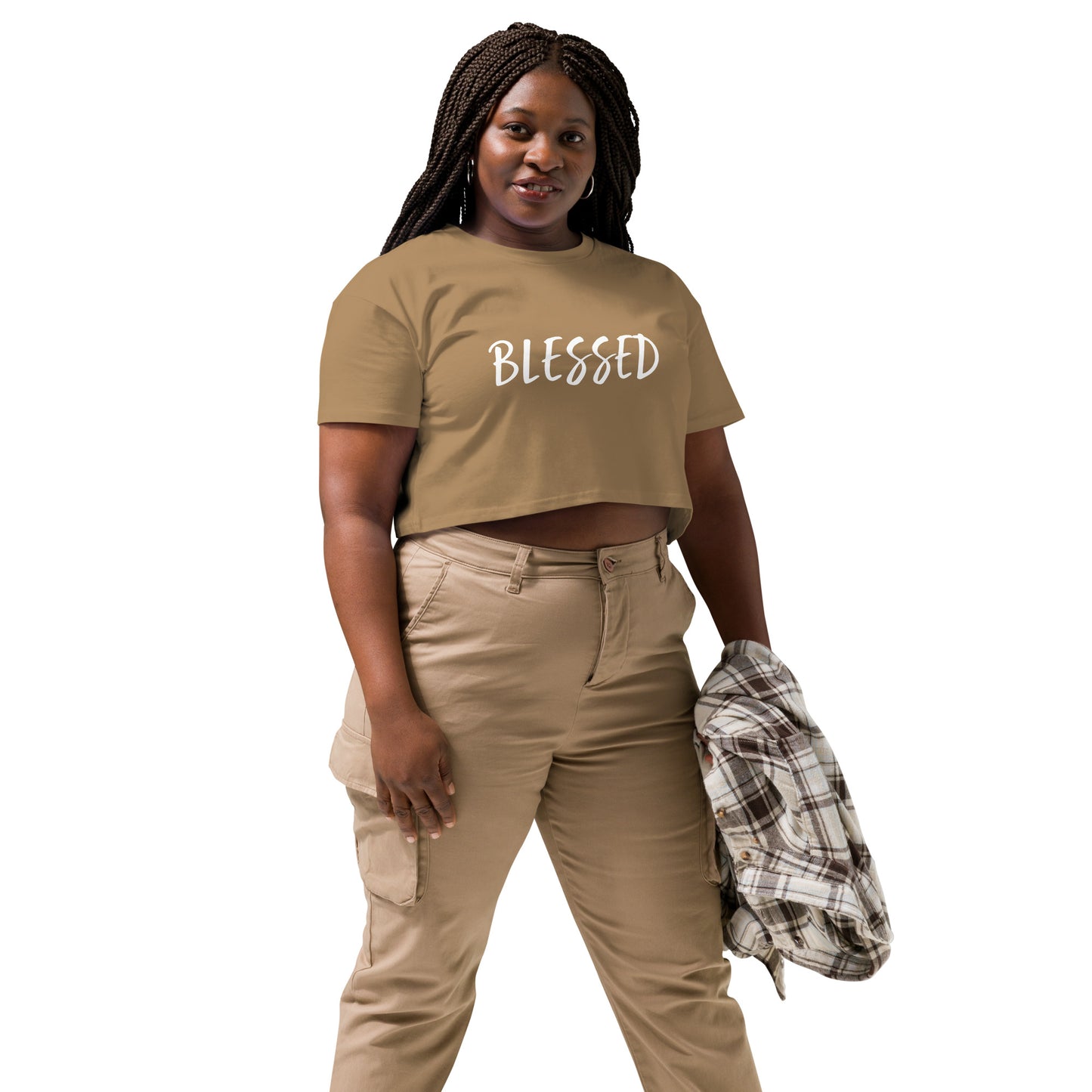 BLESSED BY XCLUSIF POETIX Women’s crop top