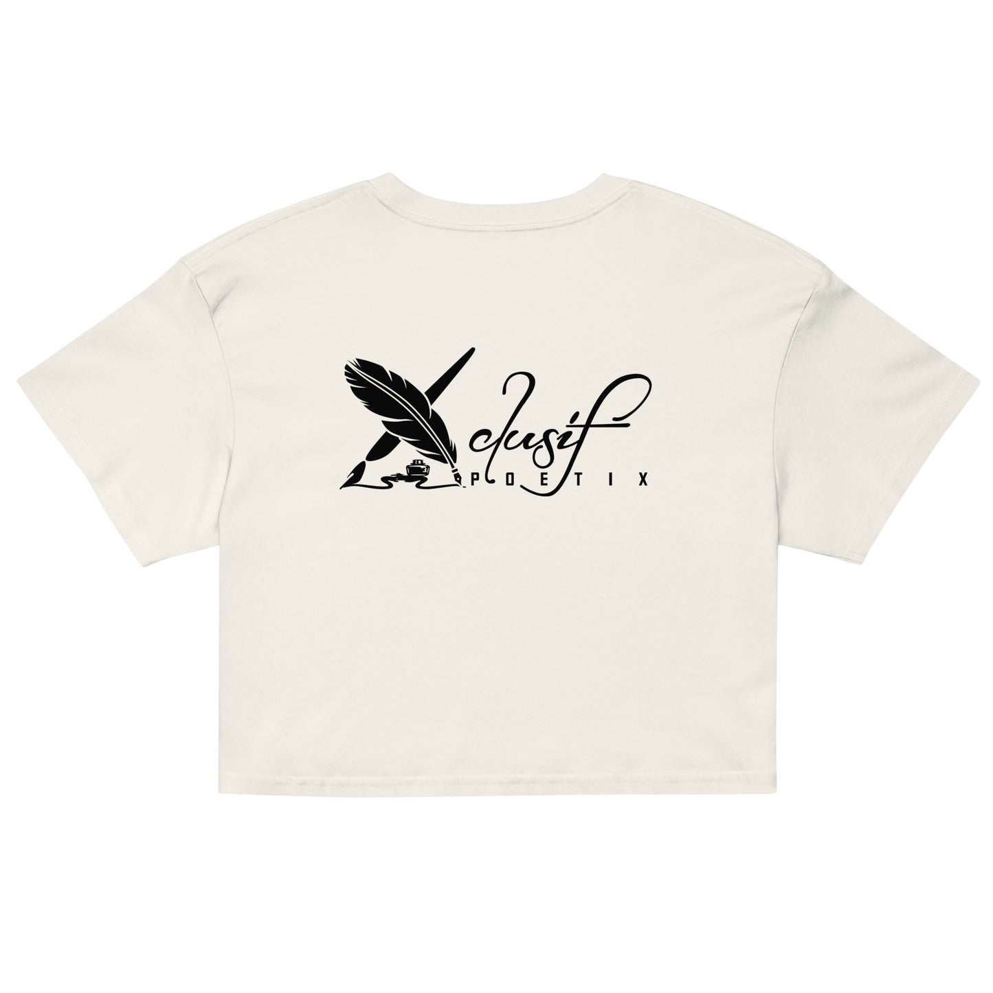 "LOVE ALWAYS WINS" BY XCLUSIF POETIX Women’s crop top