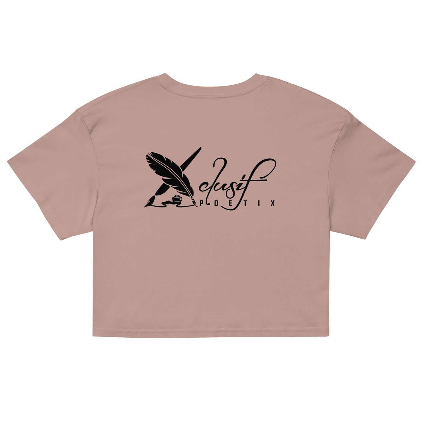 "LOVE ALWAYS WINS" BY XCLUSIF POETIX Women’s crop top