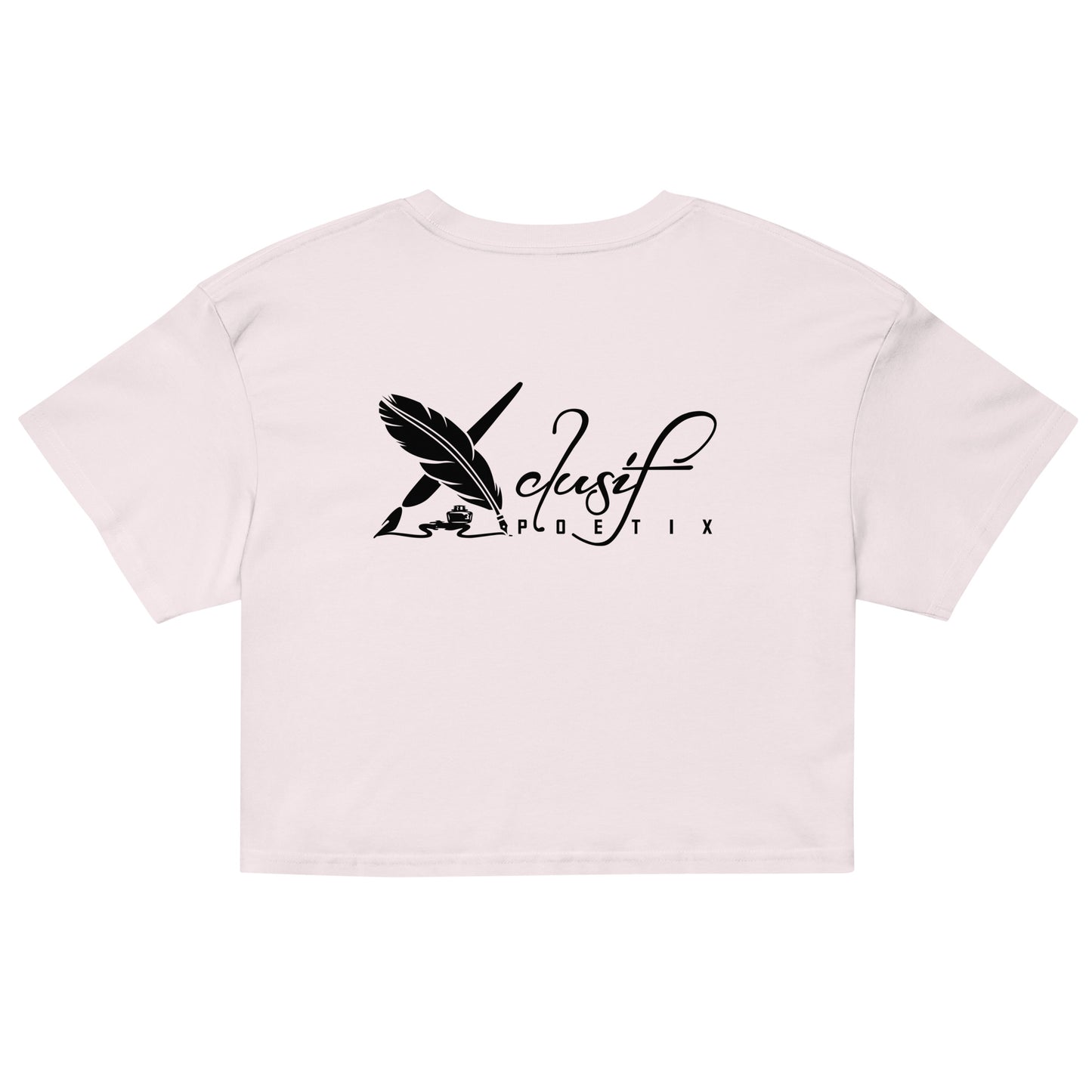 "LOVE ALWAYS WINS" BY XCLUSIF POETIX Women’s crop top