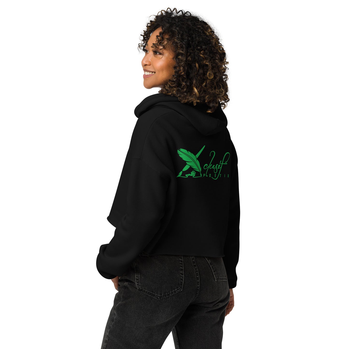 ROYALTY BY XCLUSIF POETIX Women's Crop Hoodie