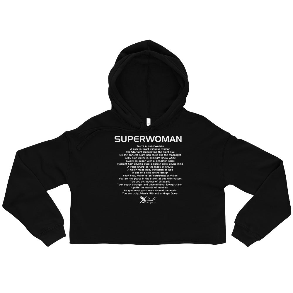 SUPERWOMAN BY XCLUSIF POETIX Crop Hoodie