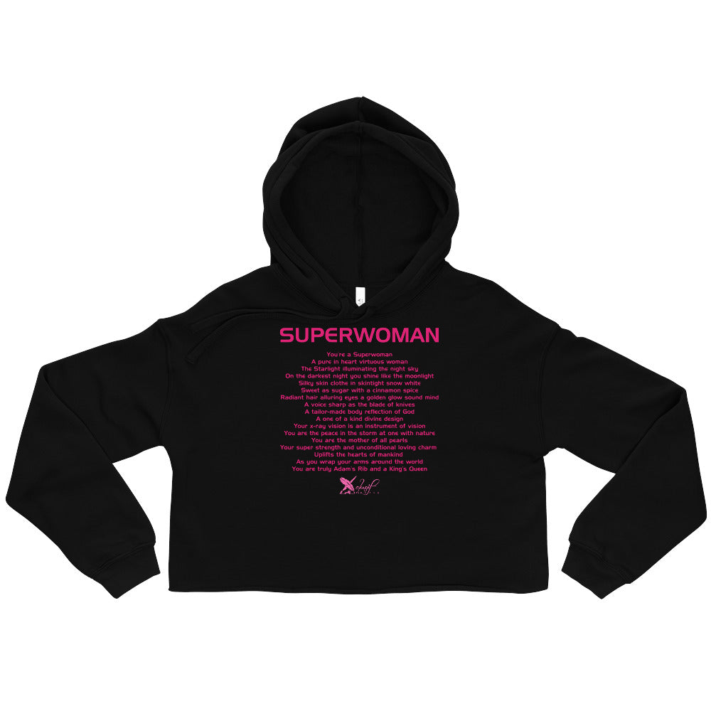 SUPERWOMAN BY XCLUSIF POETIX Crop Hoodie