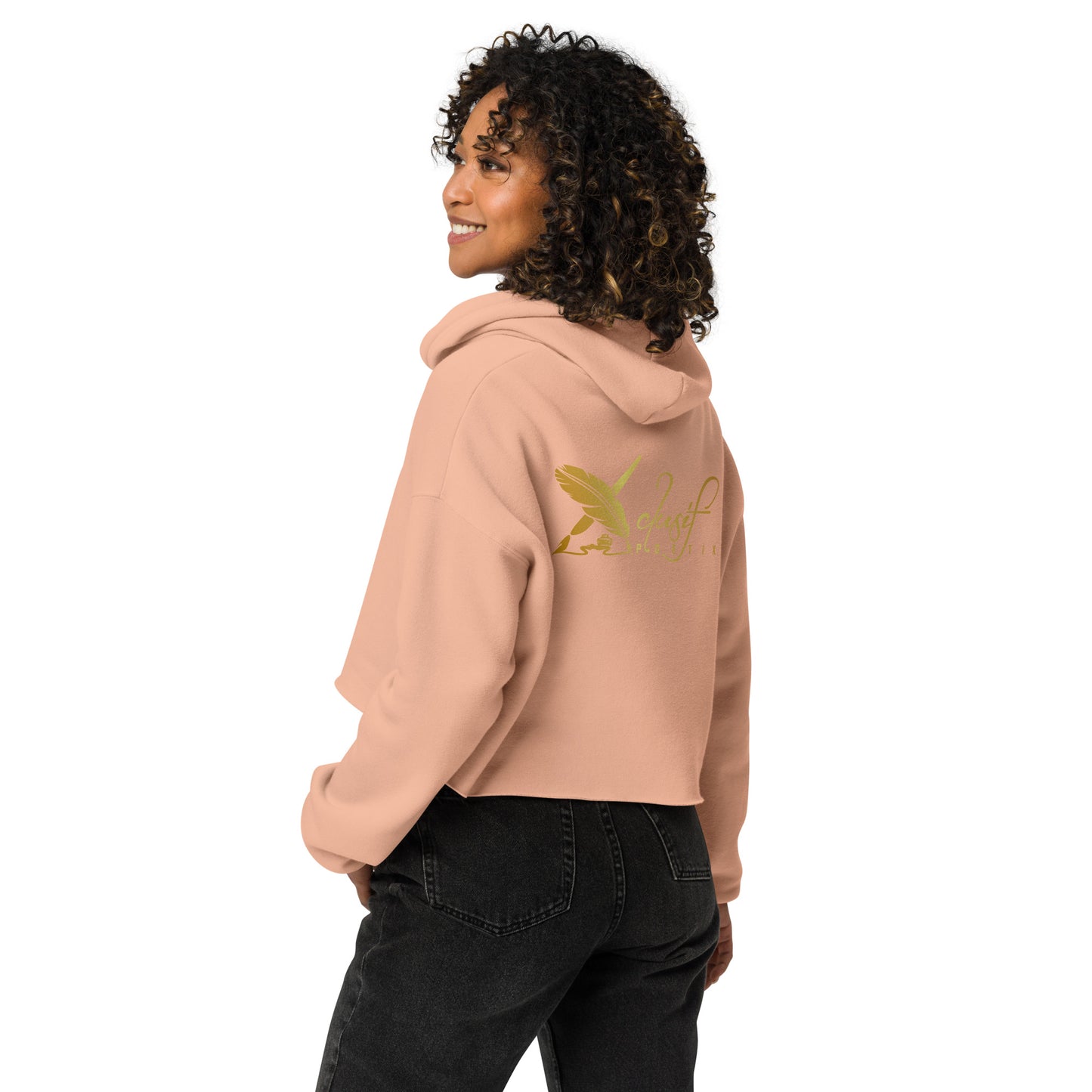 RICH BY XCLUSIF POETIX Women's Crop Hoodie