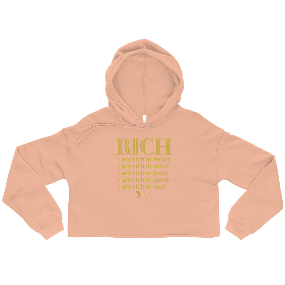 RICH BY XCLUSIF POETIX Women's Crop Hoodie