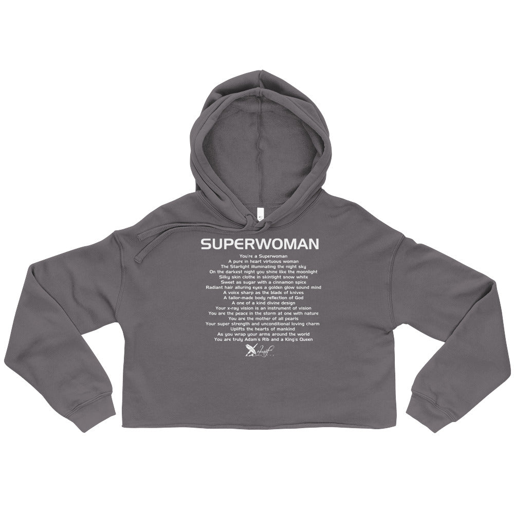 SUPERWOMAN BY XCLUSIF POETIX Crop Hoodie