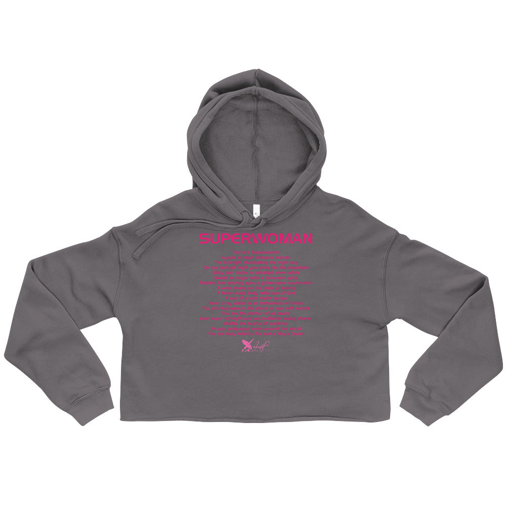 SUPERWOMAN BY XCLUSIF POETIX Crop Hoodie