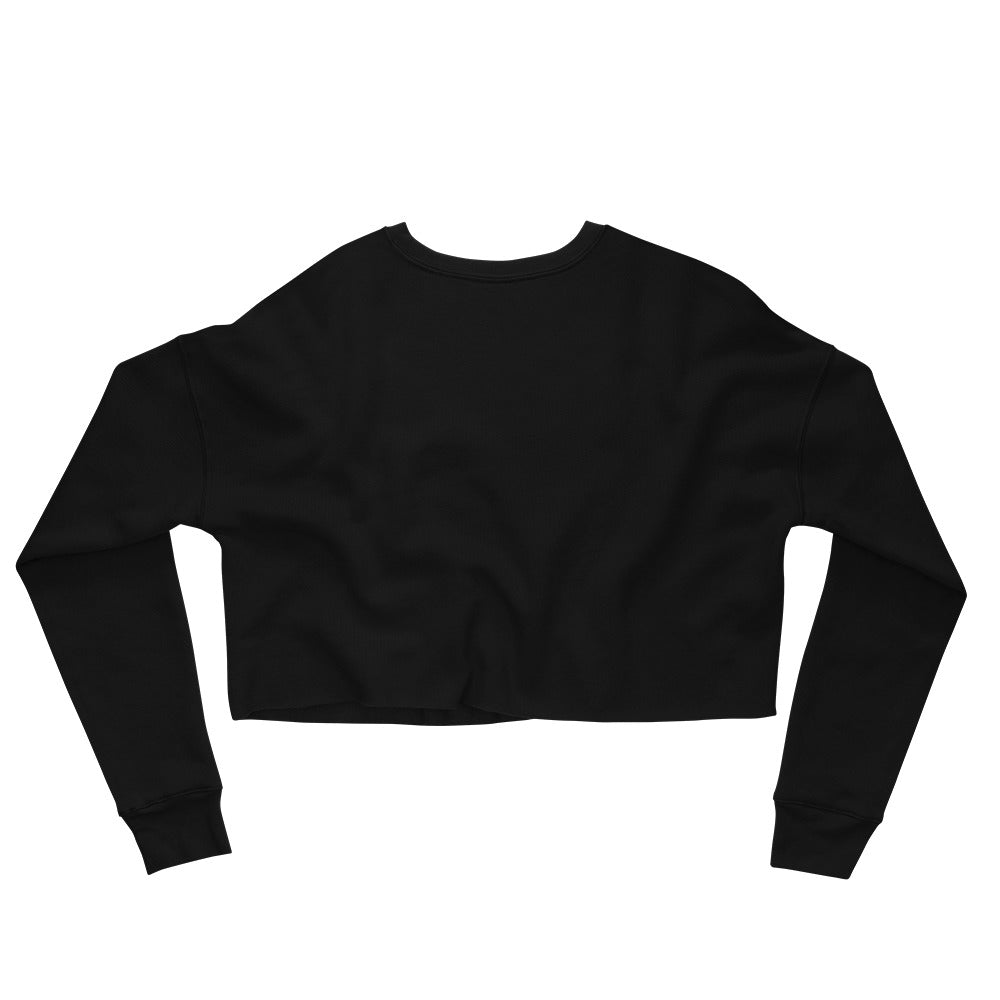 XCLUSIF POETIX BLACK LOGO Women's Crop Sweatshirt