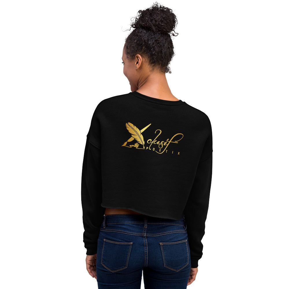 RICH BY XCLUSIF POETIX Women's Crop Sweatshirt