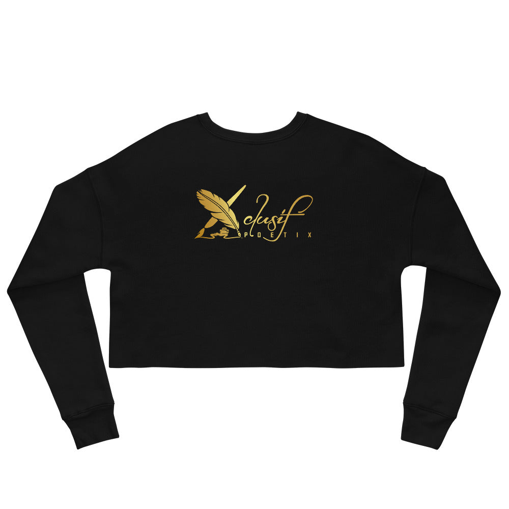 RICH BY XCLUSIF POETIX Women's Crop Sweatshirt