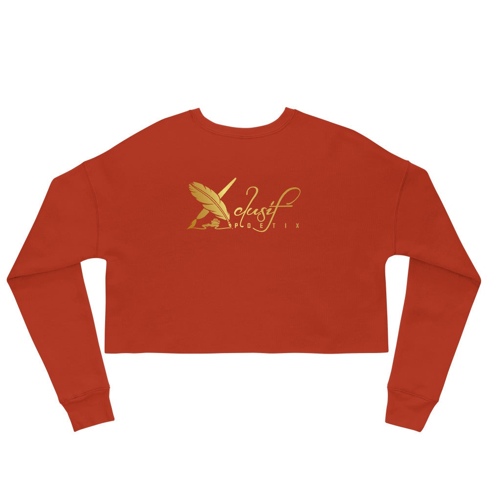 RICH BY XCLUSIF POETIX Women's Crop Sweatshirt