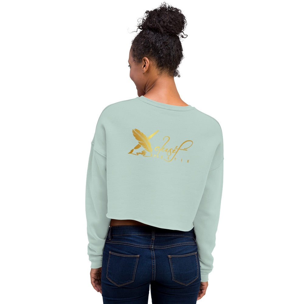 RICH BY XCLUSIF POETIX Women's Crop Sweatshirt