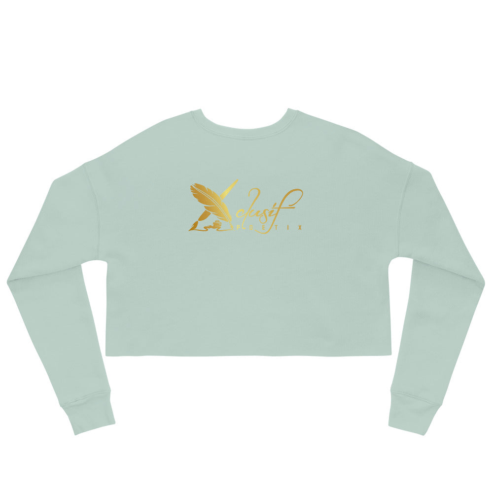 RICH BY XCLUSIF POETIX Women's Crop Sweatshirt