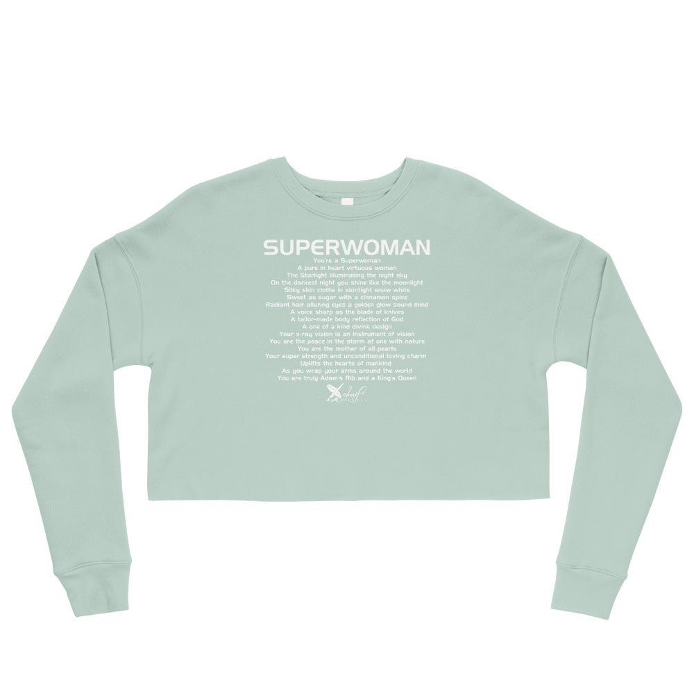 SUPERWOMAN BY XCLUSIF POETIX Crop Sweatshirt