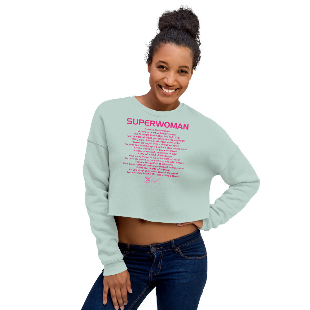 SUPERWOMAN BY XCLUSIF POETIX Crop Sweatshirt