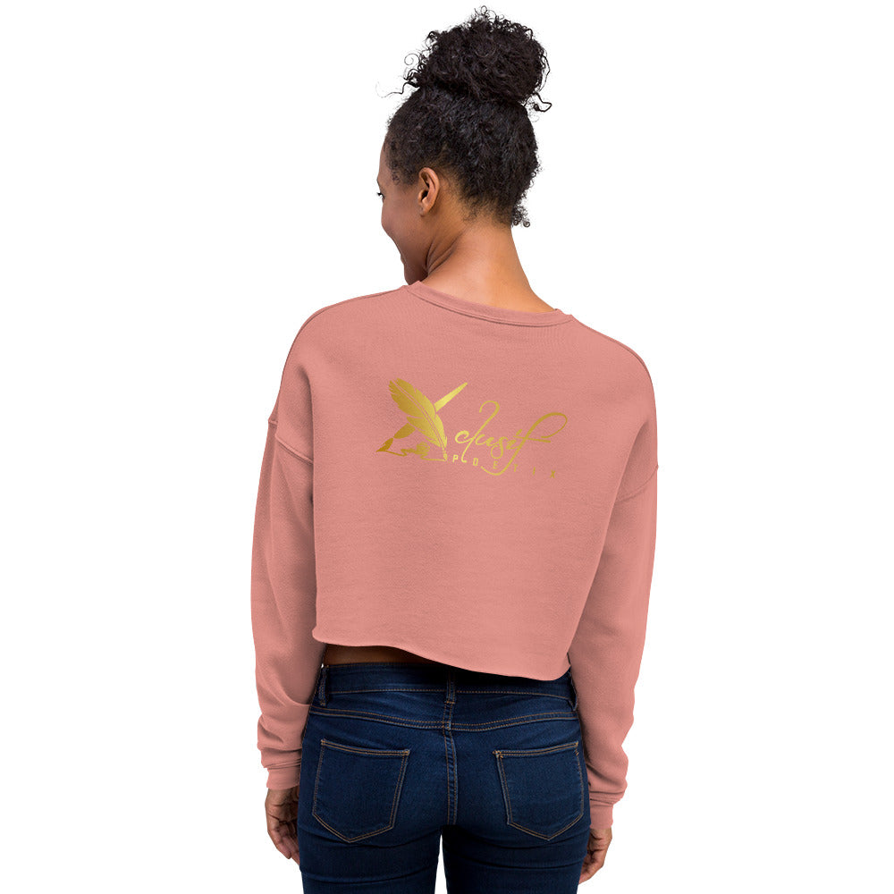 RICH BY XCLUSIF POETIX Women's Crop Sweatshirt